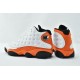 Air Jordan 13 Retro Starfish White Orange 414571 108 Womens And Mens Shoes